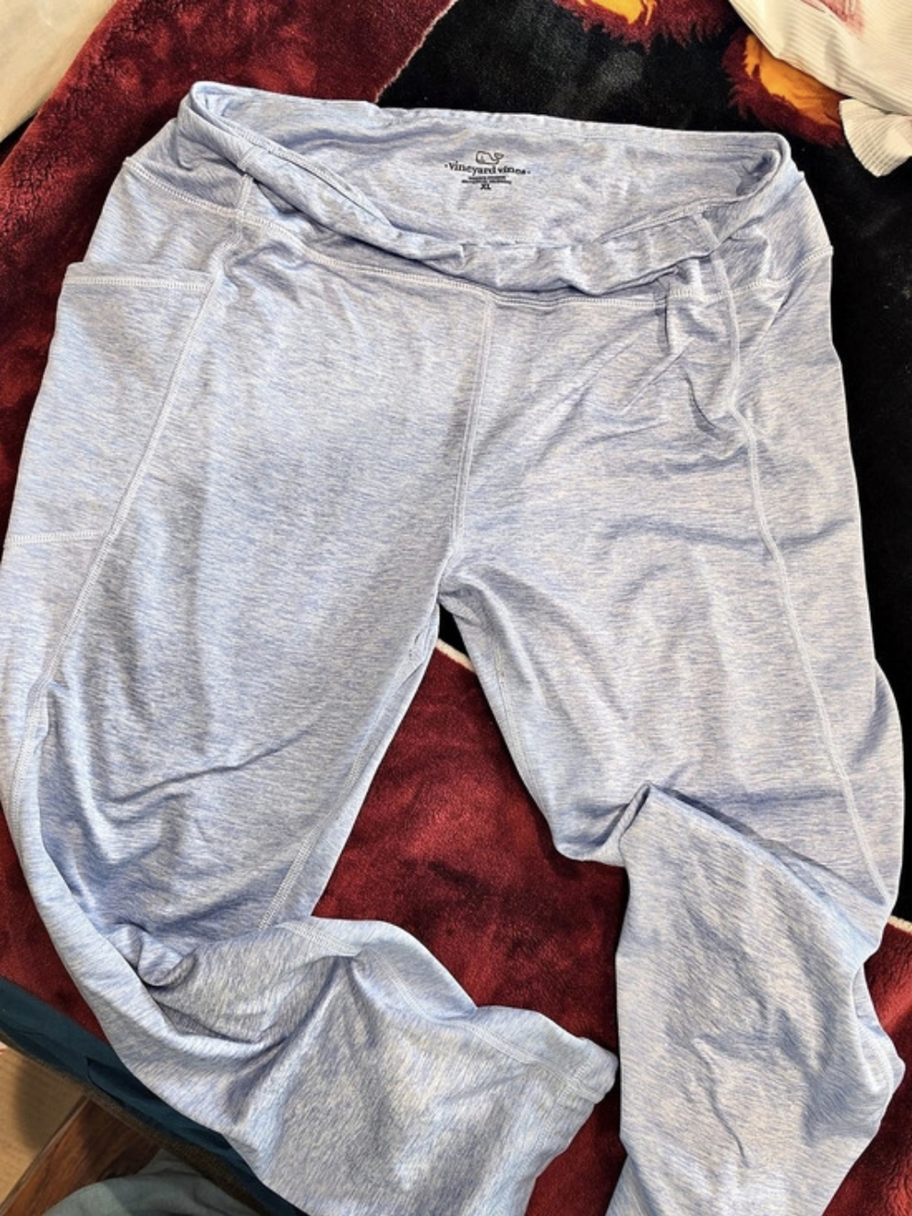 Vineyard Vines Performance Pocket Leggings Blue